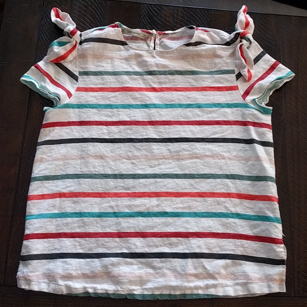 Zara Basic Linen Top